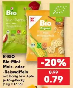 Kaufland K-BIO Bio-Mini-Mais- oder -Reiswaffeln Angebot