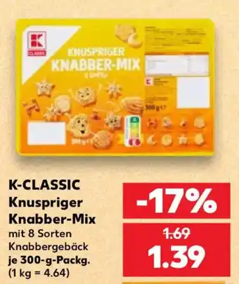 Kaufland K-CLASSIC Knuspriger Knabber-Mix Angebot