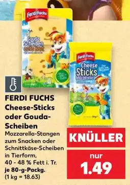 Kaufland FERDI FUCHS Cheese-Sticks oder Gouda-Scheiben Angebot