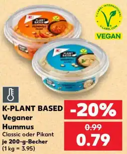Kaufland K-PLANT BASED Veganer Hummus Angebot