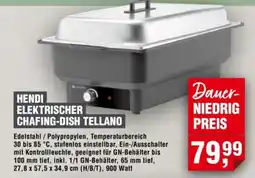 Handelshof HENDI ELEKTRISCHER CHAFING-DISH TELLANO Angebot
