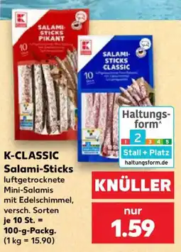 Kaufland K-CLASSIC Salami-Sticks Angebot