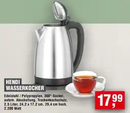 Handelshof HENDI WASSERKOCHER Angebot