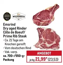 METRO Emsrind Dry aged Rinder Côte de Boeuf/Prime Rib Steak Angebot