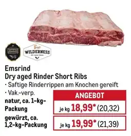 METRO Emsrind Dry aged Rinder Short Ribs Angebot