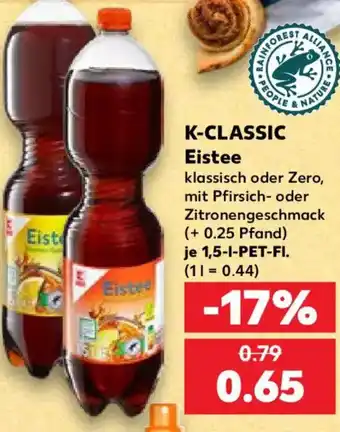 Kaufland K-CLASSIC Eistee Angebot