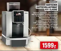 Handelshof BARTSCHER KAFFEEVOLLAUTOMAT KV1 CLASSIC Angebot