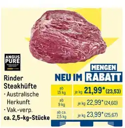 METRO ANGUS PURE Rinder Steakhüfte Angebot