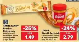 Kaufland TANTE FANNY Blättterteig Angebot