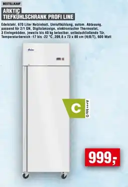 Handelshof ARKTIC TIEFKÜHLSCHRANK PROFI LINE Angebot