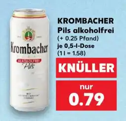 Kaufland Krombacher Pils alkoholfrei Angebot