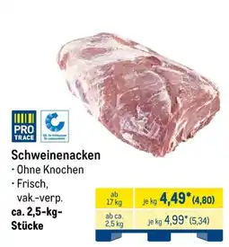METRO Schweinenacken Angebot