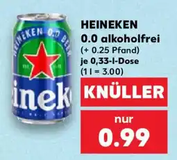 Kaufland HEINEKEN 0.0 alkoholfrei Angebot