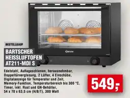 Handelshof BARTSCHER HEISSLUFTTOFEN AT211-MDI S Angebot