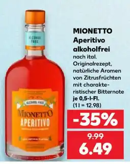 Kaufland MIONETTO Aperitivo alkoholfrei Angebot