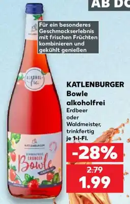 Kaufland KATLENBURGER Bowle alkoholfrei Erdbeer Angebot