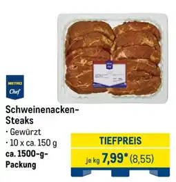 METRO METRO Chef Schweinenacken-Steaks Angebot