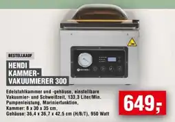 Handelshof HENDI KAMMER-VAKUUMIERER 300 Angebot