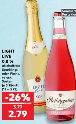 Kaufland Light live 0,0% Angebot