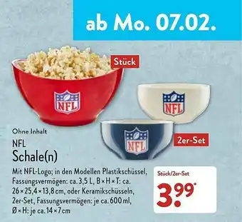 Aldi Nord Ohne Inhalt Nfl Schale(n) Angebot