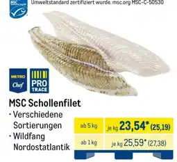 METRO MSC Schollenfilet Angebot