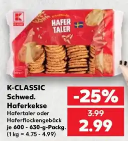 Kaufland K-CLASSIC Haferkekse Angebot