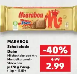 Kaufland MARABOU Schokolade Daim Angebot