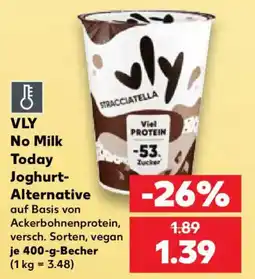 Kaufland VLY No Milk Today Joghurt-Alternative Angebot