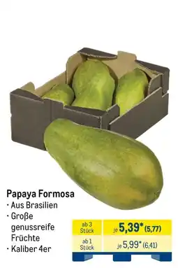 METRO Papaya Formosa Angebot