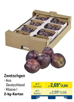 METRO Zwetschgen Angebot