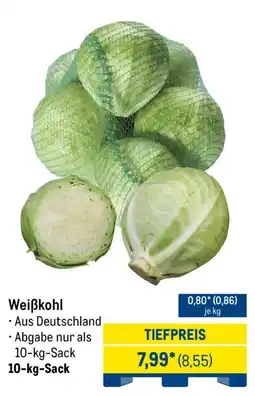 METRO Weißkohl Angebot