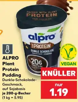 Kaufland ALPRO Plant Protein Pudding Dunkle-Schokolade Angebot
