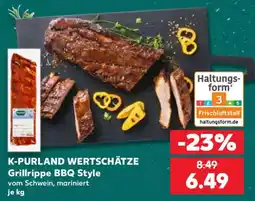 Kaufland K-PURLAND WERTSCHÄTZE Grillrippe BBQ Style Angebot