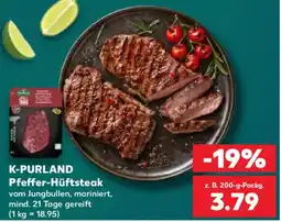 Kaufland K-PURLAND Pfeffer-Hüftsteak Angebot