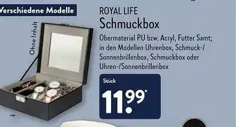 Aldi Nord Royal Life Schmuckbox Angebot