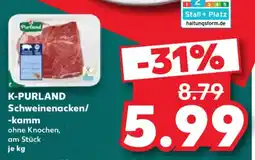 Kaufland K-PURLAND Schweinenacken/-kamm Angebot