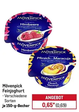 METRO Mövenpick Feinjoghurt Angebot