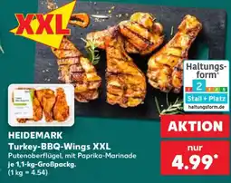 Kaufland HEIDEMARK Turkey-BBQ-Wings XXL Angebot
