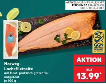 Kaufland Norweg. Lachsfiletseite Angebot