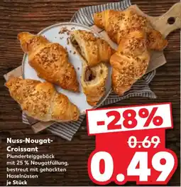 Kaufland Nuss-Nougat-Croissant Angebot