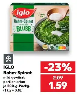 Kaufland IGLO Rahm-Spinat Angebot