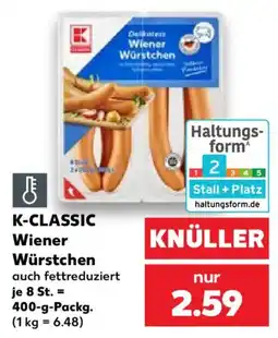 Kaufland K-CLASSIC Wiener Würstchen Angebot