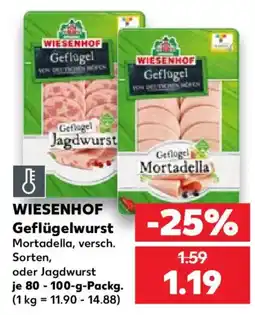 Kaufland WIESENHOF Geflügelwurst Angebot