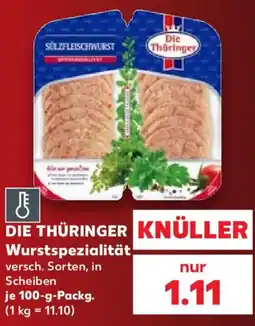 Kaufland Die Thüringer Sülzfleischwurst Angebot