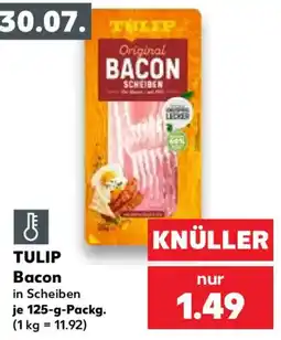 Kaufland TULIP Bacon in Scheiben Angebot