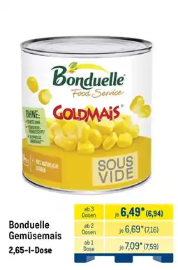 METRO Bonduelle Gemüsemais Angebot