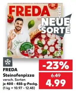Kaufland FREDA Steinofenpizza Angebot