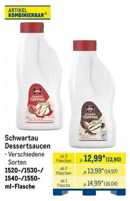 METRO Schwartau Dessertsaucen Angebot