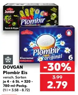 Kaufland DOVGAN Plombir Eis Angebot