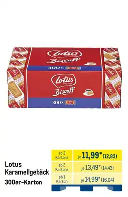 METRO Lotus Karamellgebäck Angebot